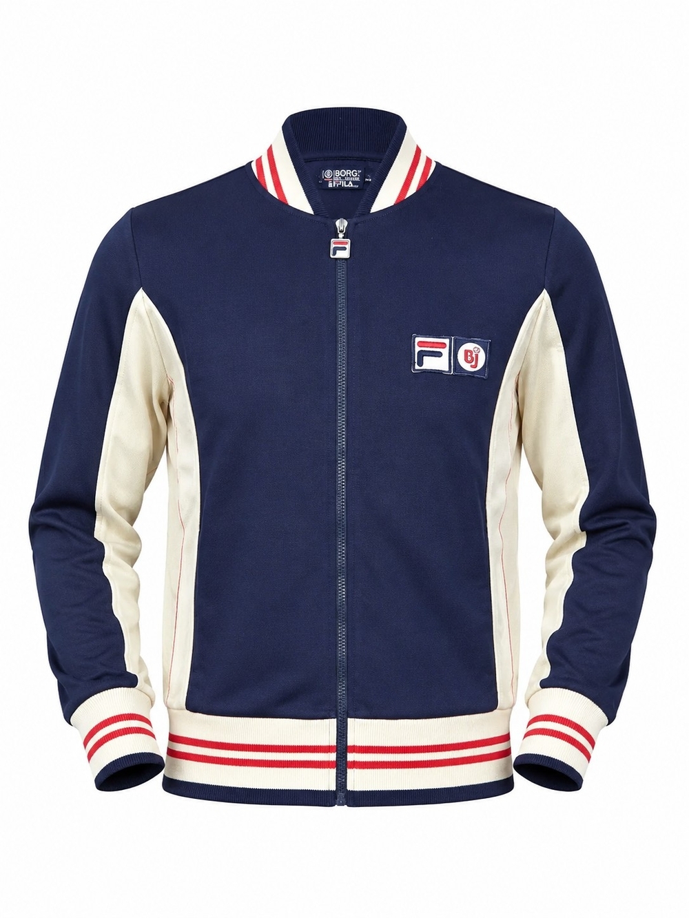 FILA Settanta Vintage Jersey Track  Jacket. Size M